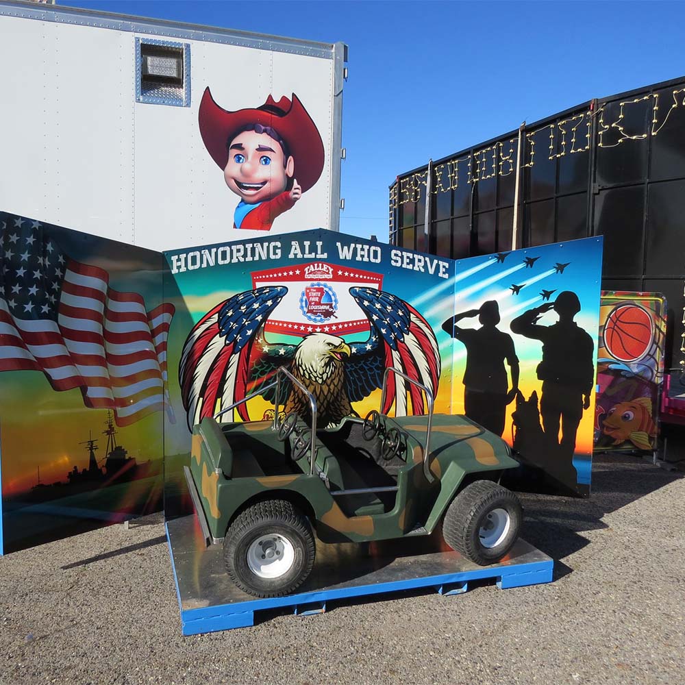 Talley honors our country's veterans with themed displays and decorations